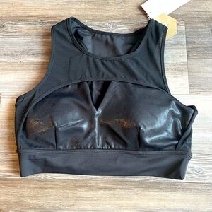 Buffbunny Storm Sports Bra Black, Large NWT